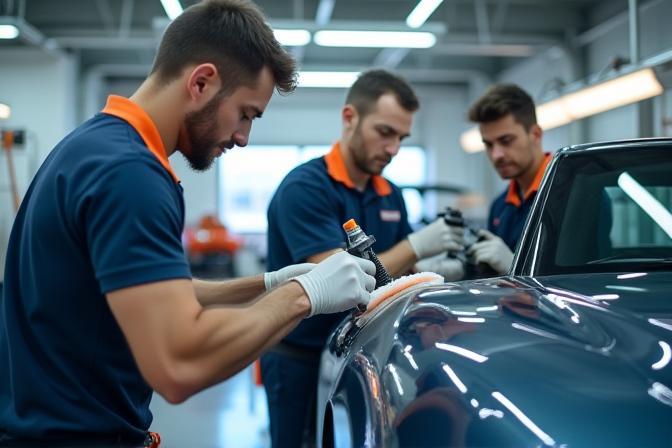 Premier Shine Detailing team at work